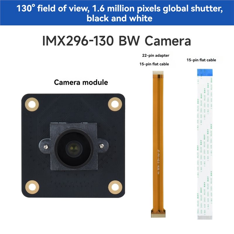B29C-IMX296 1456X1088 1.6MP BW - đánh giá và giá Raspberry Pi Global Shutter Camera Imx296